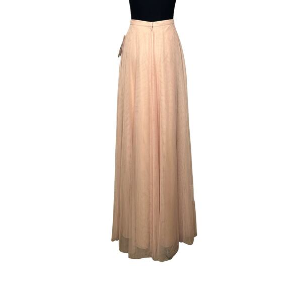 Jenny Yoo cameo pink tulle lined floor length Winslow skirt size 10 - Picture 2 of 13